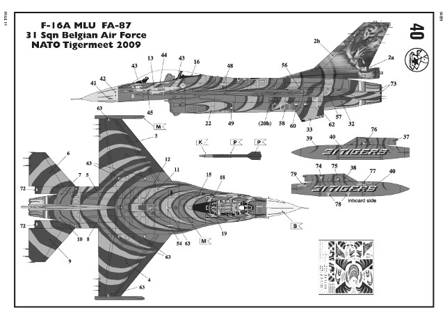 Revell - Lockheed Martin F-16 MLU "Tigermeet 2009"