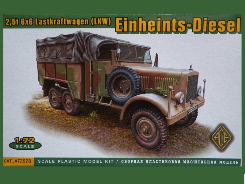 Ace - Einheits-Diesel 2,5t 6x6 Lastkraftwagen