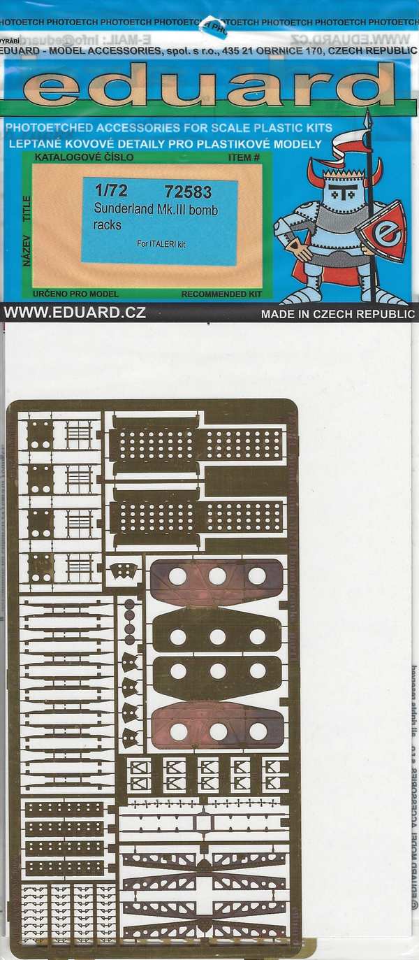 Eduard Ätzteile - Sunderland Mk. III bomb racks