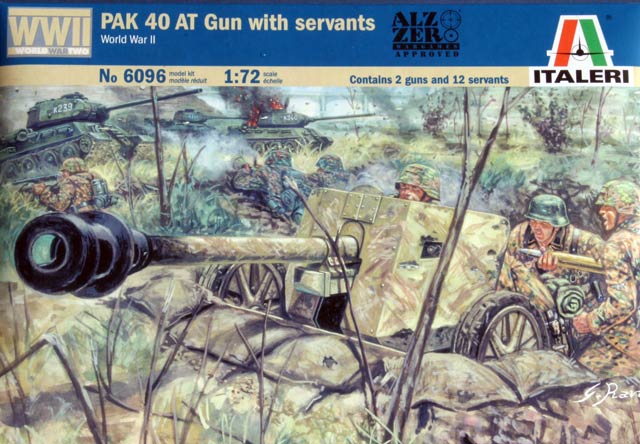 Italeri - PaK 40 AT Gun with servants