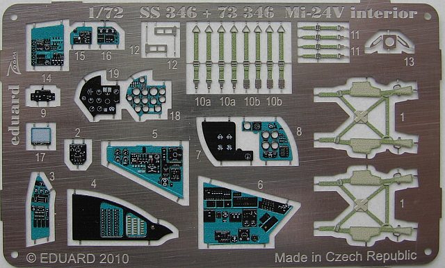 Eduard Ätzteile - Mi-24V Hind interior S.A.