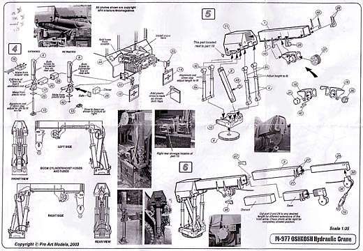 Pro Art Models - M-977 Oshkosh Hydraulic Crane