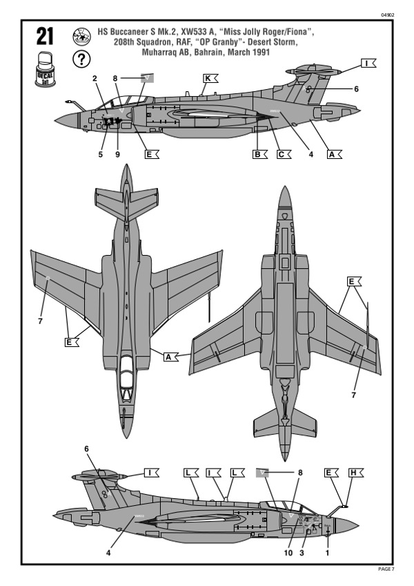 Revell - Buccaneer S MK.2B