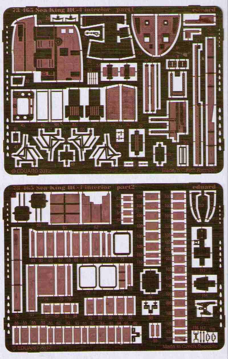 Eduard Ätzteile - Sea King HC-4 S.A. interior