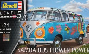 VW T1 Samba Bus Flower Power