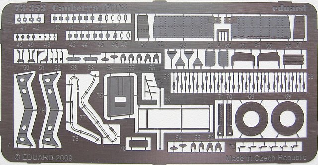 Eduard Ätzteile - Canberra B(I)8 interior S.A.