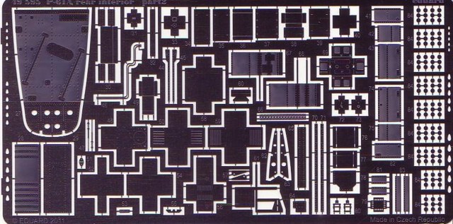 rear interior - Platte II, mit Elementen für das hintere Cockpit.