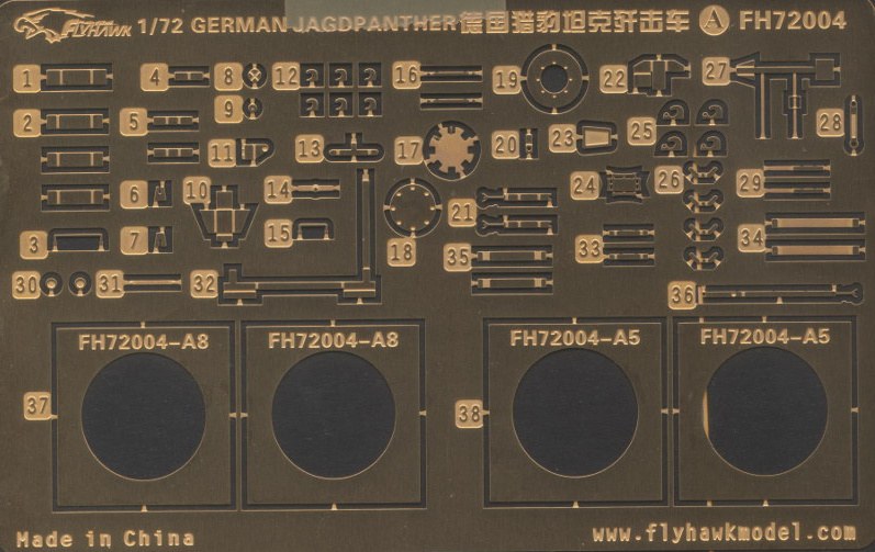 FlyHawk - German Sd.Kfz.173 Jagdpanther (Late Production)