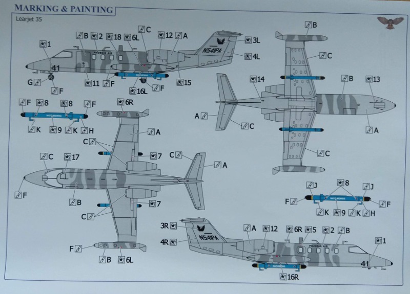 Sova-M - Learjet 35 „Phoenix Air“