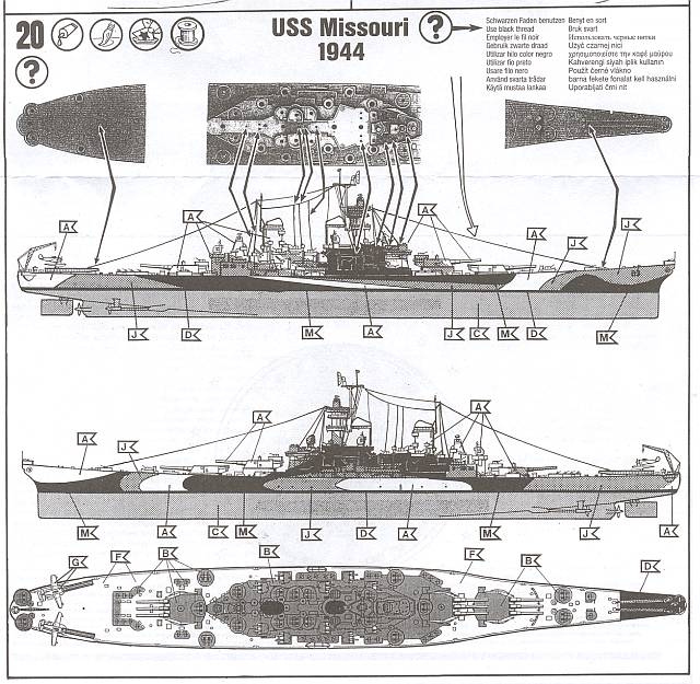 Revell - Battleship USS Missouri