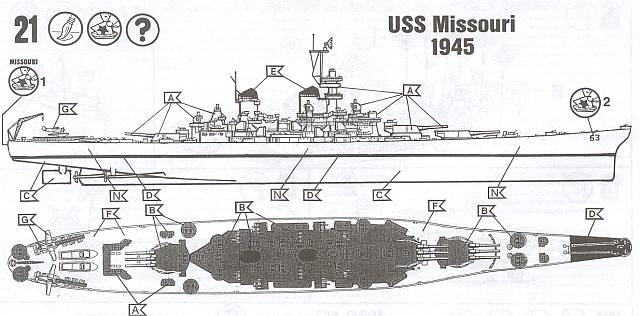 Revell - Battleship USS Missouri