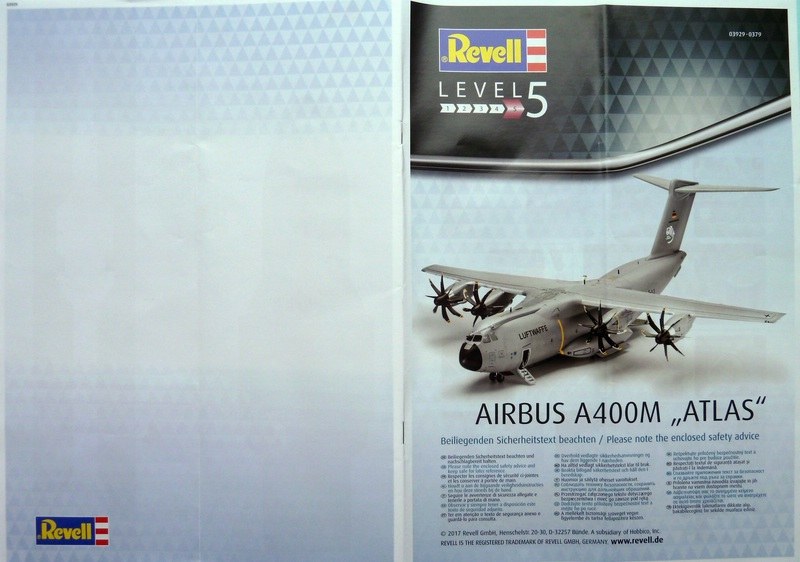 Maquette davion Airbus A400M Atlas 03929 Revell 