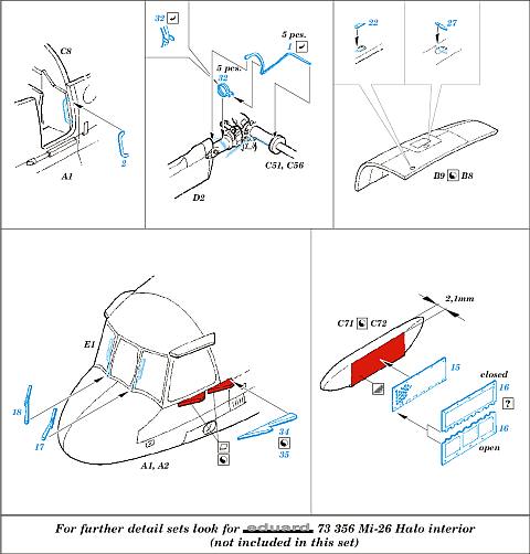 Eduard Ätzteile - Mi-26 Halo Exterior