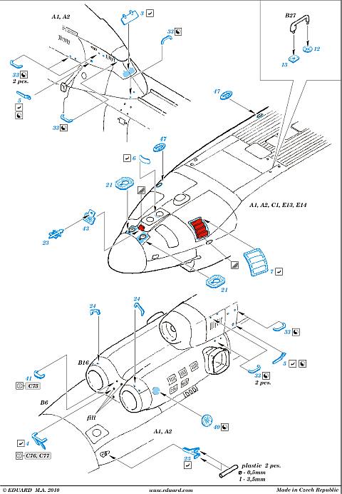 Eduard Ätzteile - Mi-26 Halo Exterior