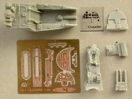 FM Models - F-8 Crusader Cockpit set