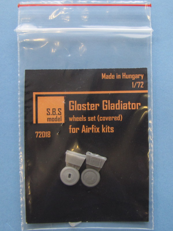 S.B.S Model - Gloster Gladiator wheels set (covered)