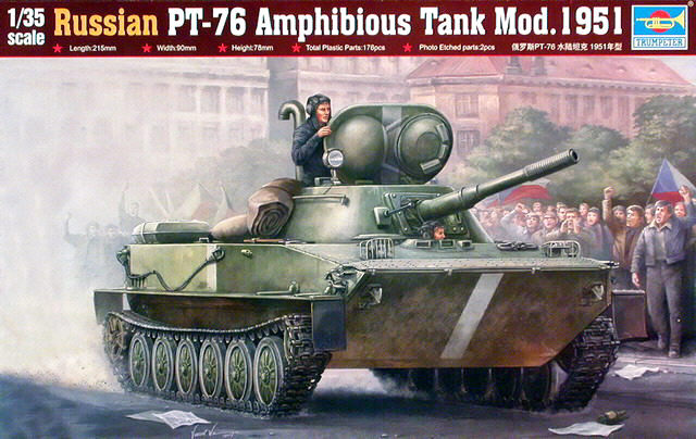 Trumpeter - Russian PT-76 Amphibious Tank Mod. 1951