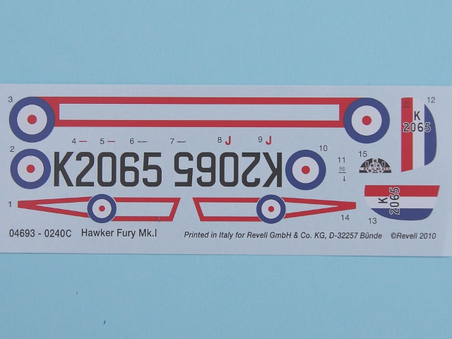 Revell - Hawker Fury Mk.I