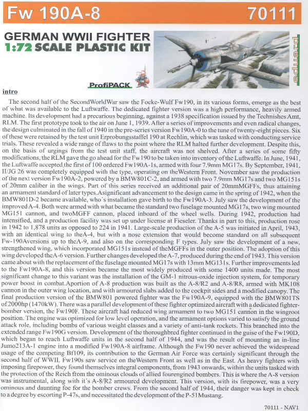 Fw 190A-8 Profipack