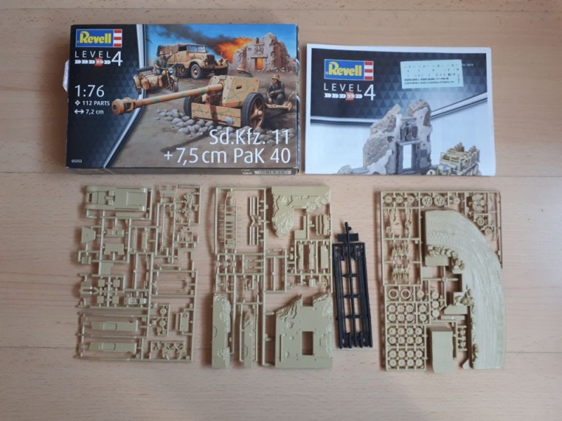 Revell - Sd.Kfz. 11 + 7,5 cm Pak 40