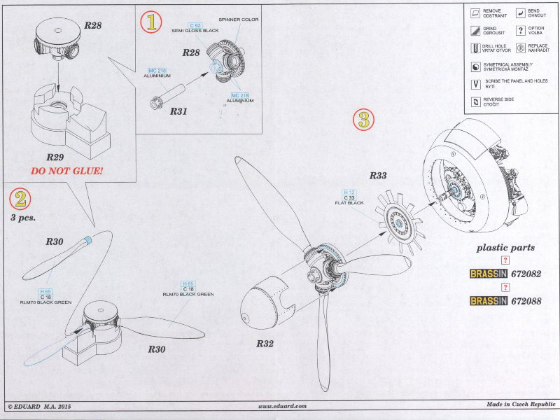 Eduard Brassin - Fw 190A propeller