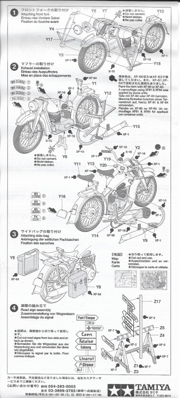 Tamiya - German Motorcycle Orderly