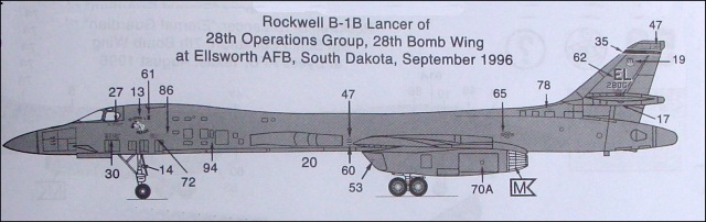 Revell - Strategic Bomber B-1B Lancer