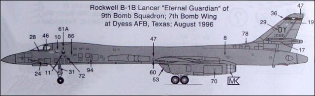 Revell - Strategic Bomber B-1B Lancer