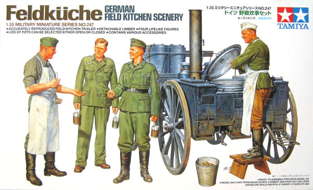 Tamiya - Feldküche German Field Kitchen Scenery