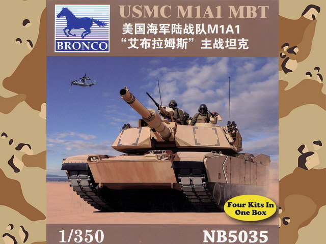 Bronco Models - USMC M1A1 MBT