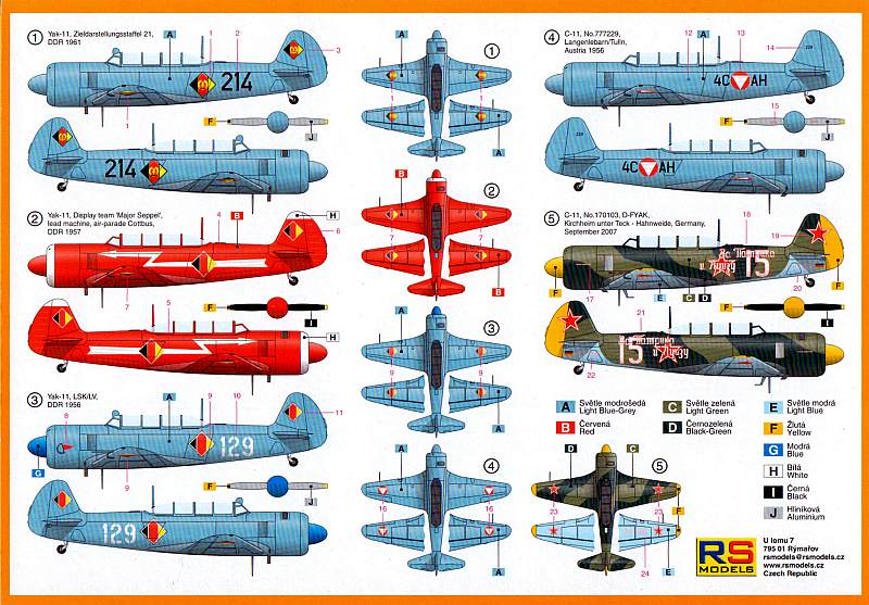 RS Models - Yak-11/C-11 "Moose"