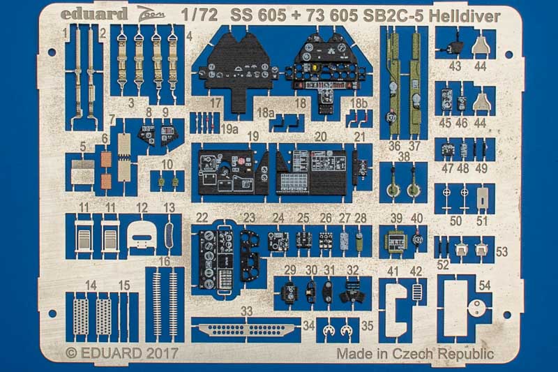 Eduard Ätzteile - SB2C-5 Helldiver