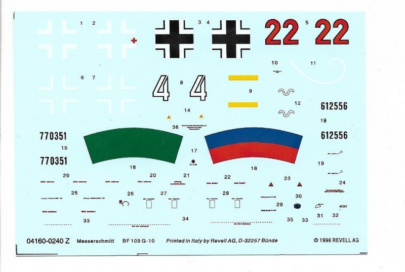 Revell - Messerschmitt Bf 109 G-10