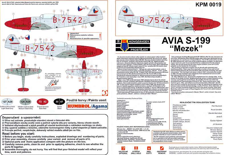 KP - Avia S-199 "Mezek"