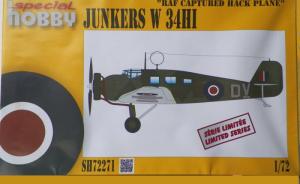 Detailset: Junkers W 34HI „RAF Captured Hack Plane“