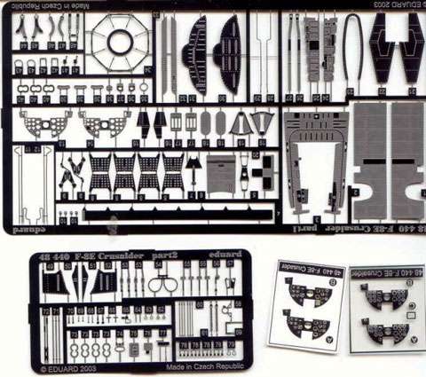 Eduard Ätzteile - F-8 Crusader