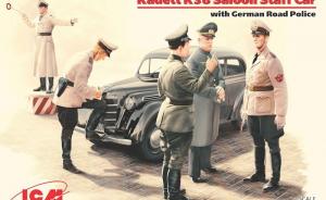 Kadett K38 Saloon Staff Car with German Road Police