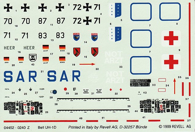 Revell - Bell UH-1D SAR/Heeresflieger