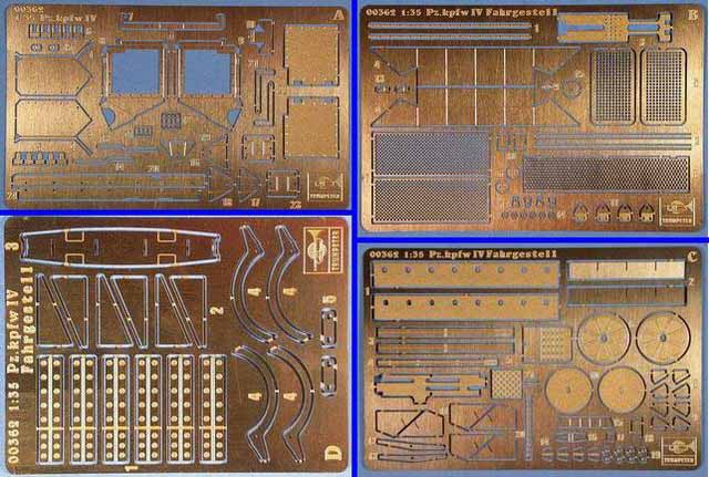 Vier der sechs PE-Platinen des Bausatzes