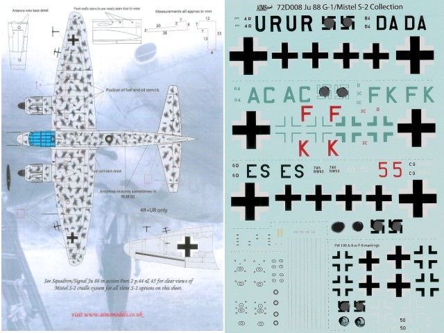 AIMS Models - Junkers Ju 88 G-1 / Mistel S-2 Collection