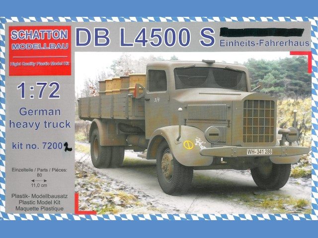 Schatton Modellbau - DB L4500 S Einheits-Fahrerhaus