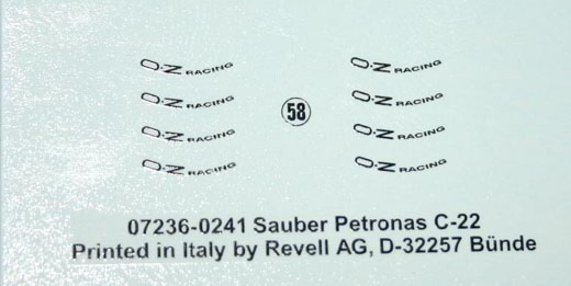 Revell - Sauber Petronas C22