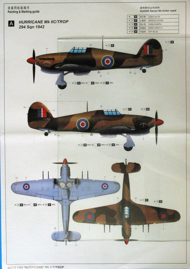 Trumpeter - Hurricane Mk.II C/trop