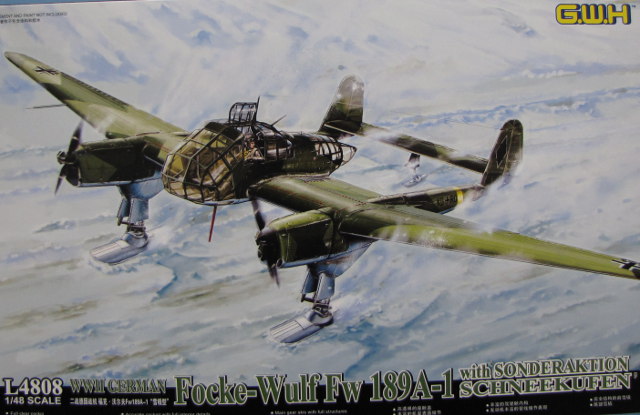Great Wall Hobby - Focke-Wulf Fw 189A-1 with Sonderaktion Schneekufen