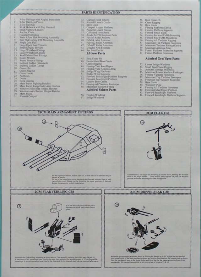 White Ensign Models - German Pocket Battleships