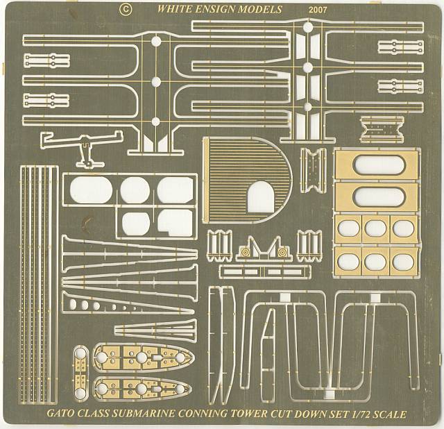 White Ensign Models - Gato-class submarine conning tower cut down Details