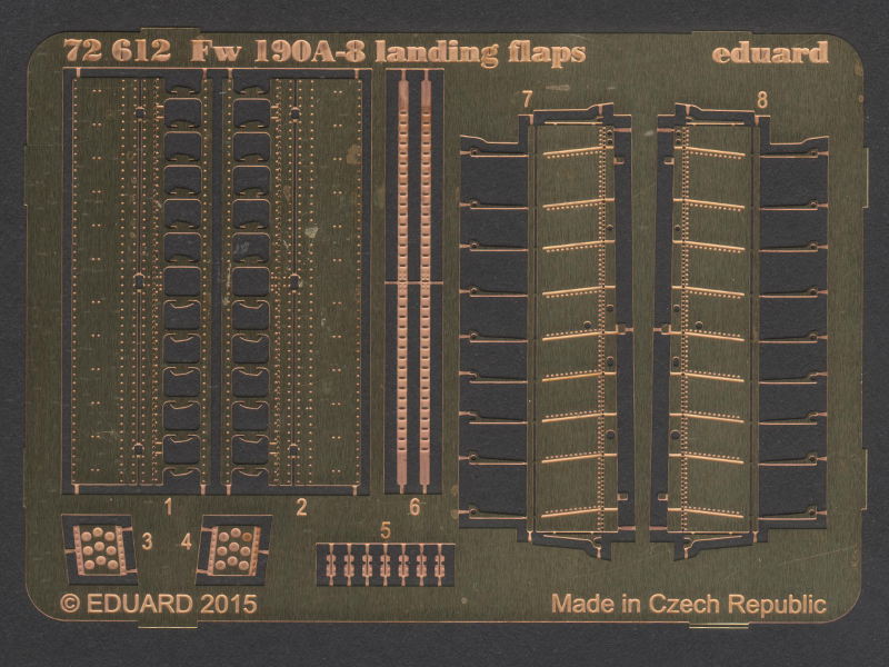 Eduard Ätzteile - Fw 190A-8 landing flaps