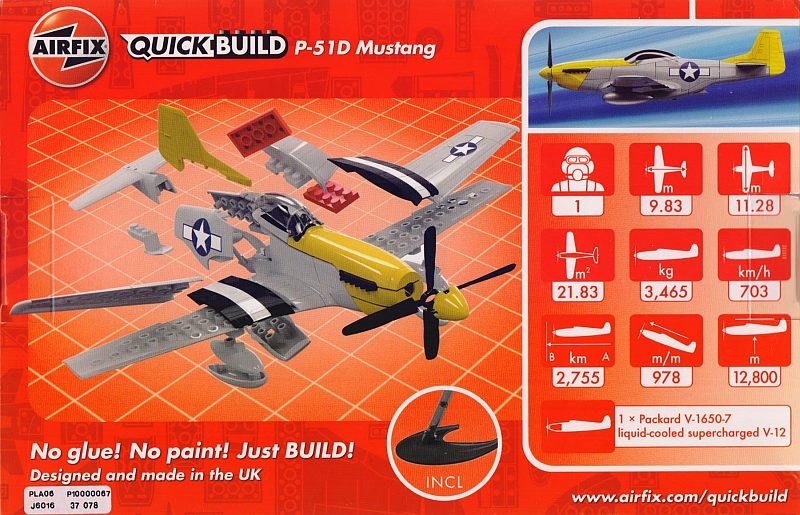 Airfix - P-51D Mustang Quick Build