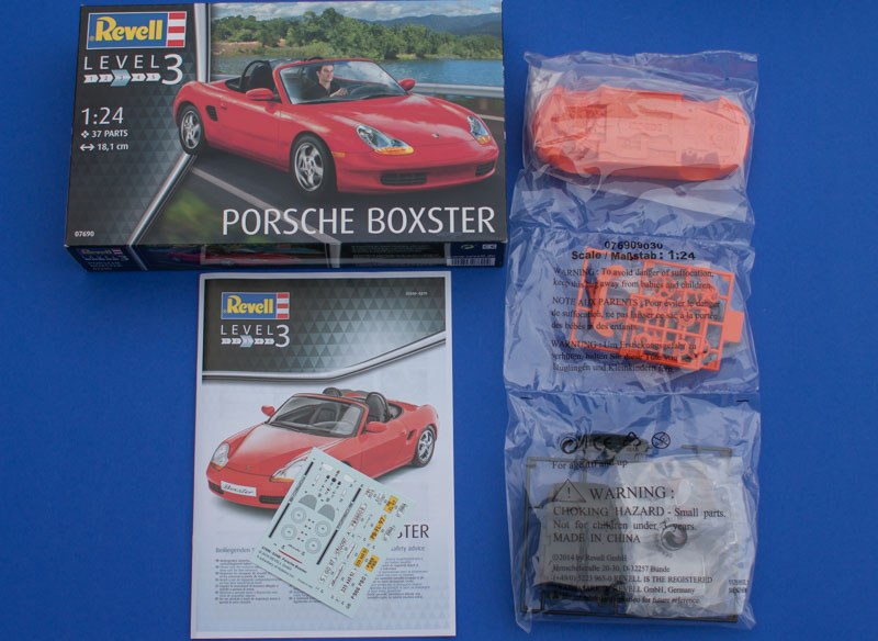 Maquette voiture Revell 1/24 07690 Porsche Boxster