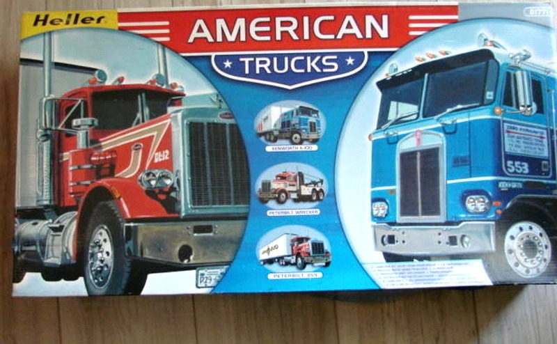 Heller - American Trucks - Peterbilt 359 mit Fruehauf Trailer